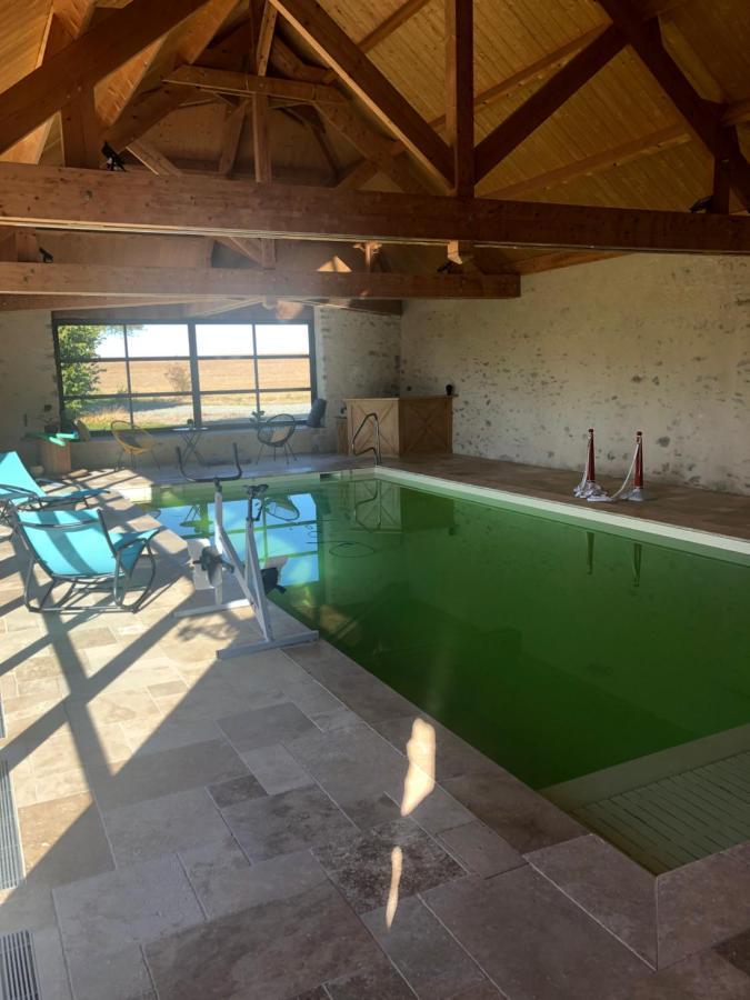 Вилла Maison De Vacances Avec Piscine Interieure - Le Grand Champagne Saint-Victeur Экстерьер фото